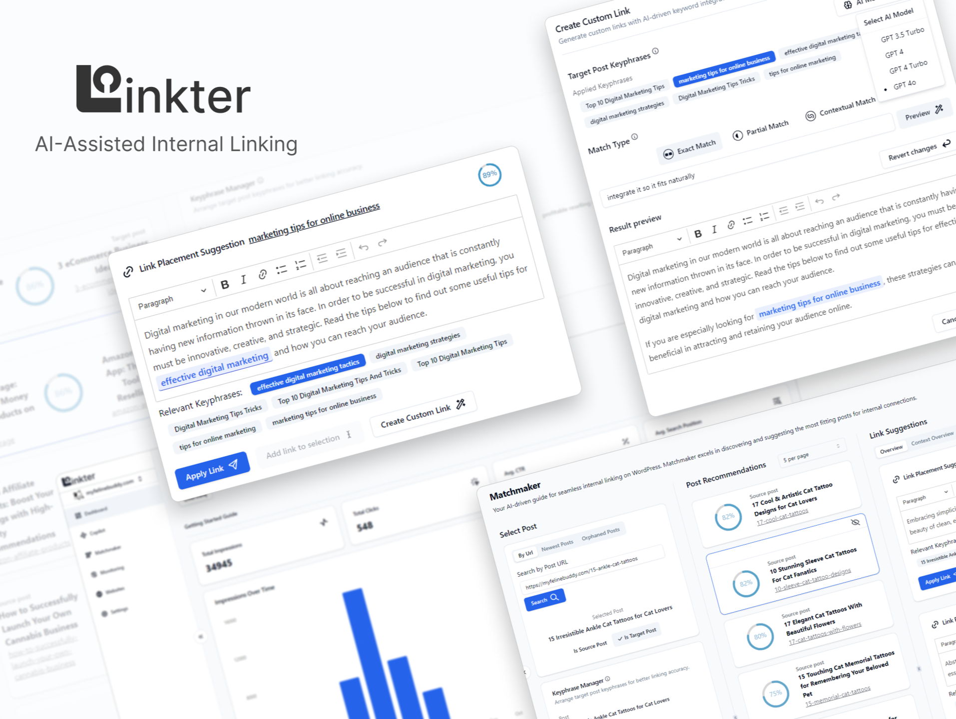 Linkter AI: Semantic internal linking